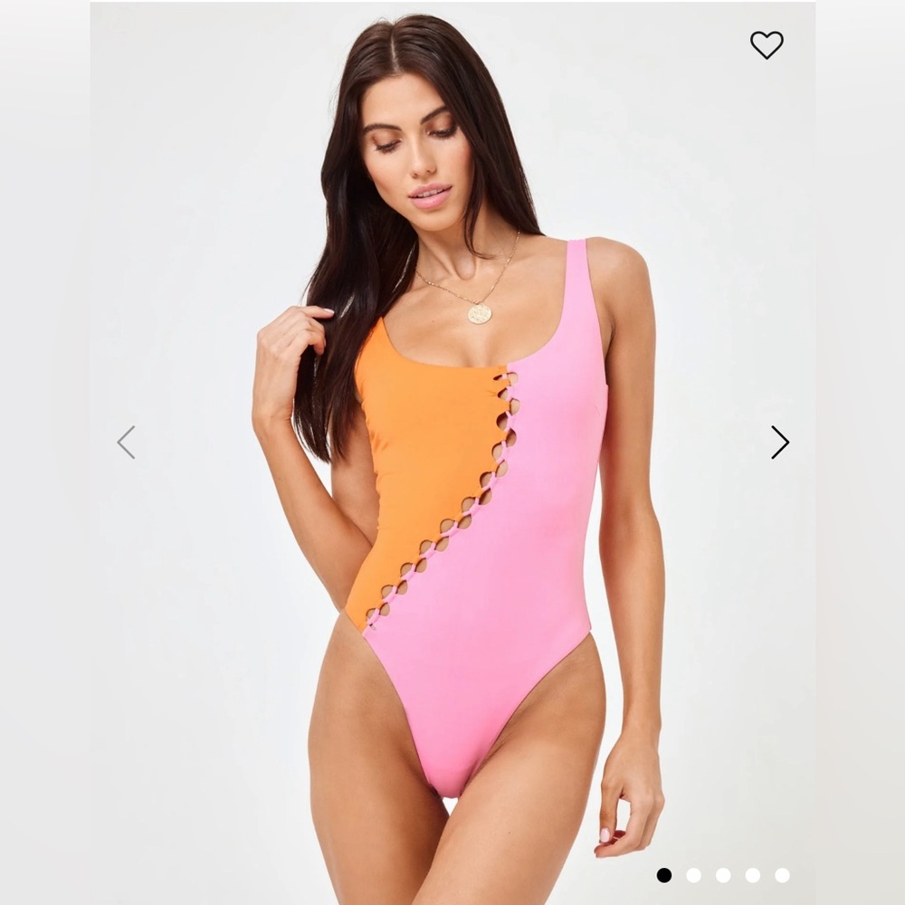 L Space Solstice one piece swimsuit, size medium